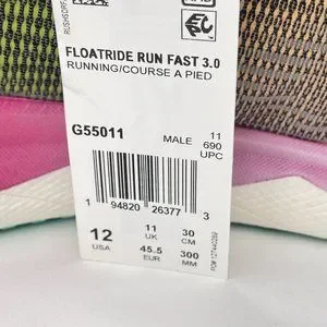 Reebok FloatRide Run Fast 3.0 Lite Pink Black Running Shoes Size 10&12 G55011 Reebok | Shoes | Reebok Floatride Run Fast 3 Lite Pink Black  main image 3